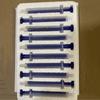 10PCS Glass Syringes for Liquid 1ML 5ML 10ML Transparent Measuring Syringe Tools Metal Needle Oil Soldering Flux Syringe Tool
