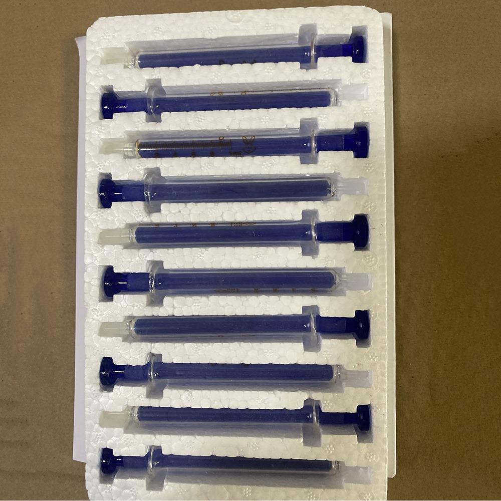 10PCS Glass Syringes for Liquid 1ML 5ML 10ML Transparent Measuring Syringe Tools Metal Needle Oil Soldering Flux Syringe Tool