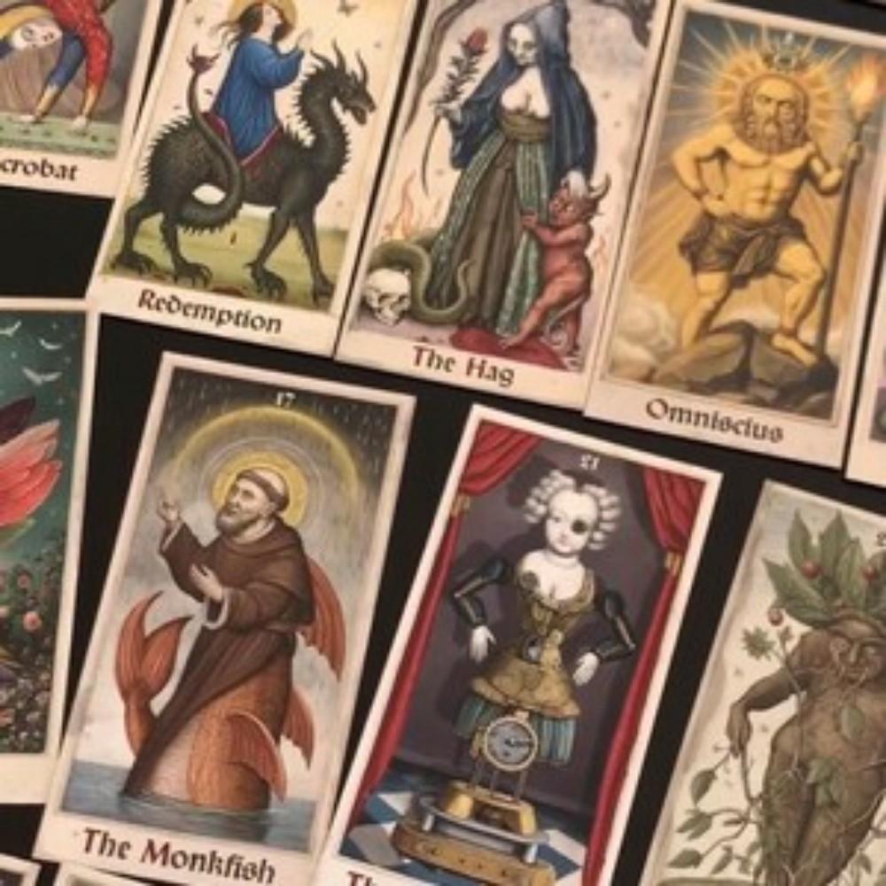 Zammer Twins Oracle Card Deck With Doublesided Embossed Design For Collectors And Card Enthusiasts