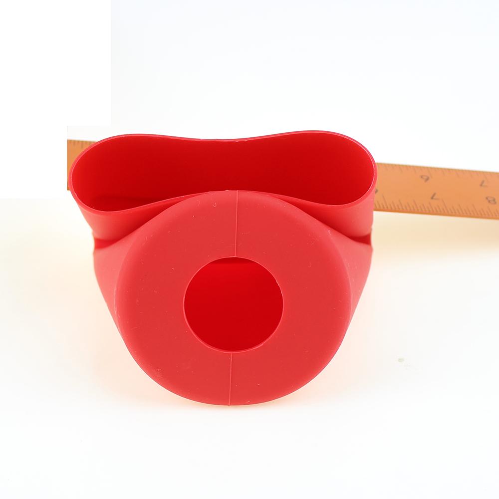 1 Stück 7,5 cm 85 g Becher Weiche Silikon-Bechermanschette Für 750 ml Glas Schutzflasche Wärmeisolierung Schlank Anti-Rutsch Geruchlos