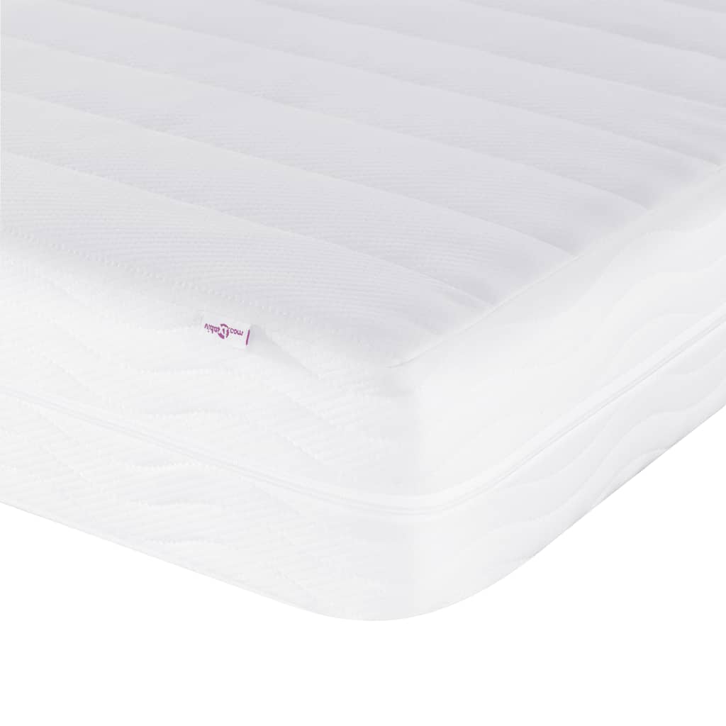 Vidaxl Materac Piankowy, Biały, 140X220 Cm, Twardość H2/H3