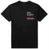 2026 New Funny Eat Sleep Bachata Repeat Dance Retro Vintage Tee Round Neck Shortsleeve Fashion Clothing Casual Basic Tshirts