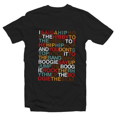 Ich sagte ein Hip Hop Farbe T-Shirt Unisex und Kinder - Sugarhill Gang Delight Rap