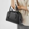 New first-layer cowhide minimalist bowling premium leather women's bag large-capacity handbag pillow bag