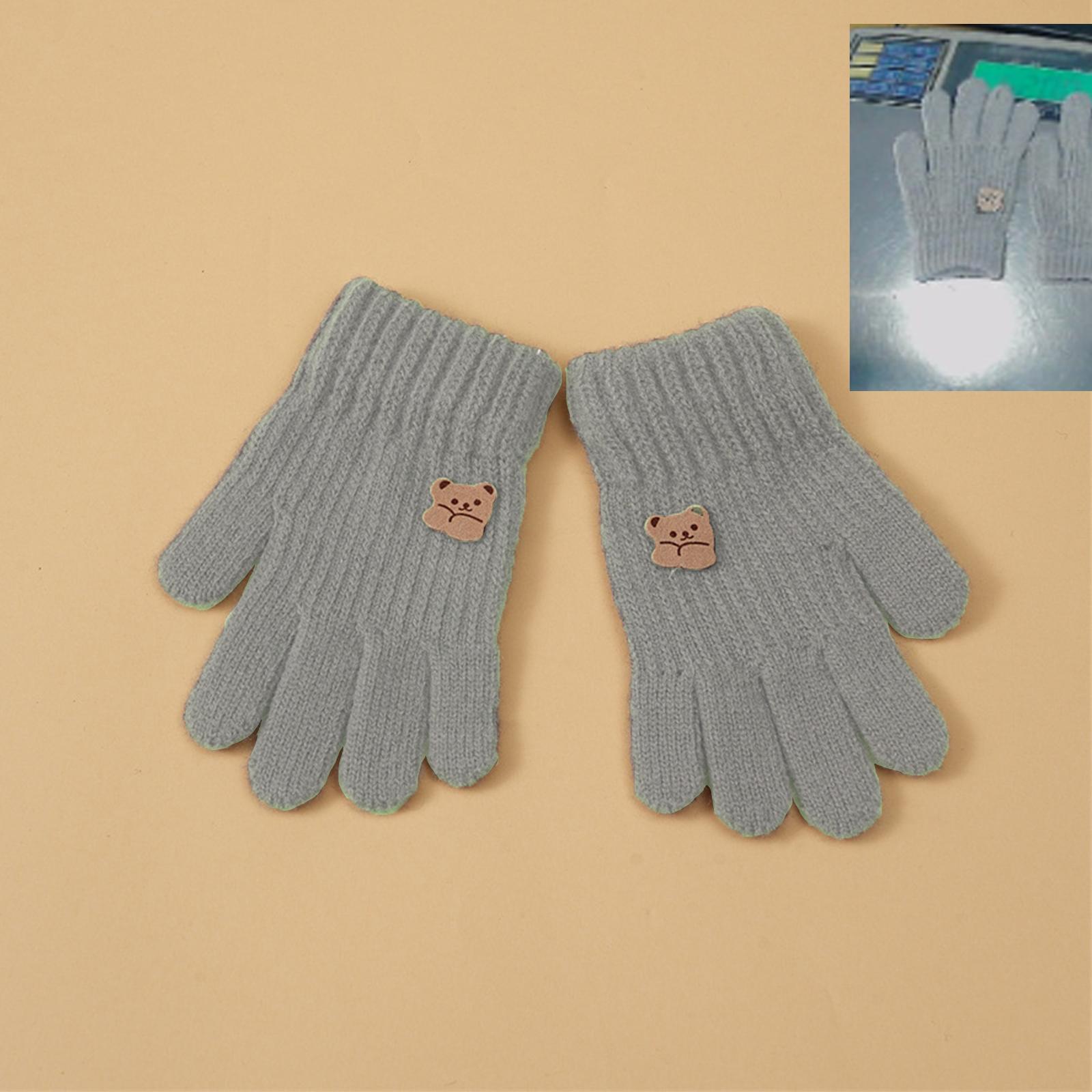

Winter Mink Imitation Color Gloves One Size