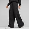 Puma Letter Print Solid Color Elastic Waist Knitted Casual Pants Women pants Black 623473-01
