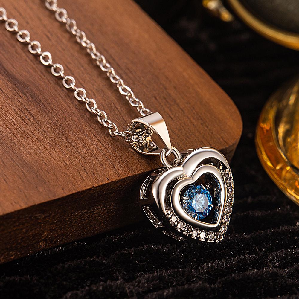 Exquisite Sweet Heart Necklace - Creative & Stylish Clavicle Chain