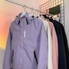 Spring and Autumn Outdoor Single-layer Thin Mountaineering Suit Windproof and Breathable Couple Trench Coat Clip