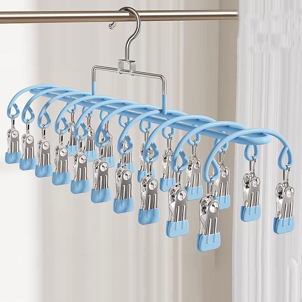 Rustproof Clothes Drying Hanger Stainless Steel Underwear Socks Holder  Outdoor Drying