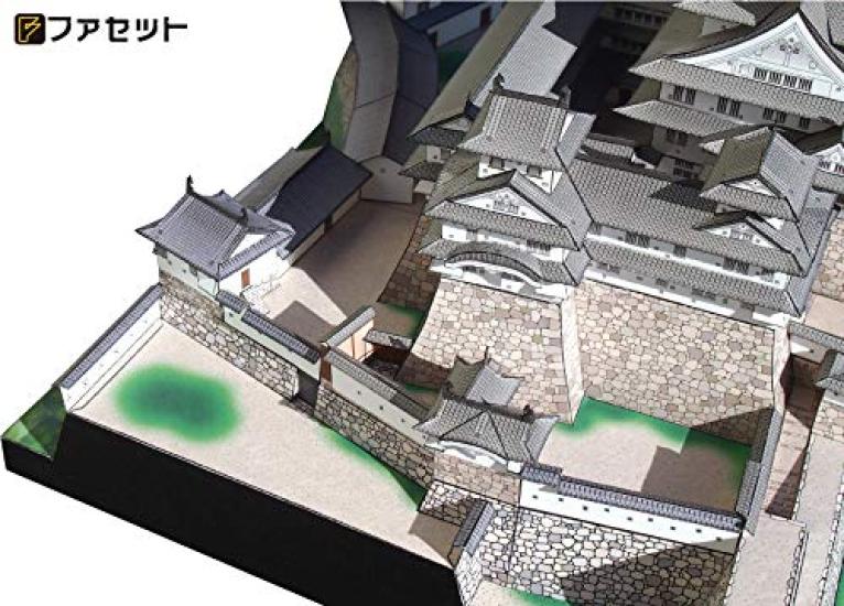 Paper Craft Famous Japanese Castles Series Scale Existing Castle Tower Himeji Castle DX [Facet] 1/300 (Deluxe)