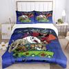 3pcs Scooby Doo and Friends Bedding Set 1 Soft Quilt Cover + 2 Pillowcases,  Suitable for All Seasons.H073
