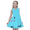 Fashion Children's Dresses New Fashion Loose Cute 3D Animal Pattern Children Girls Sleeveless Dresses