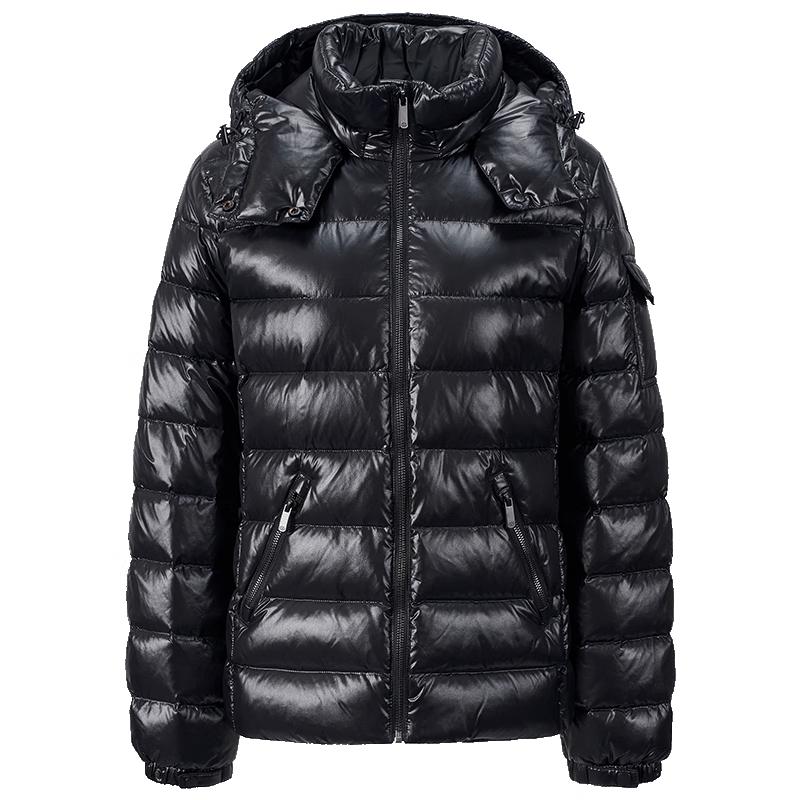 GIOVANNI VALENTINO Women's Hooded White Duck Down Jacket