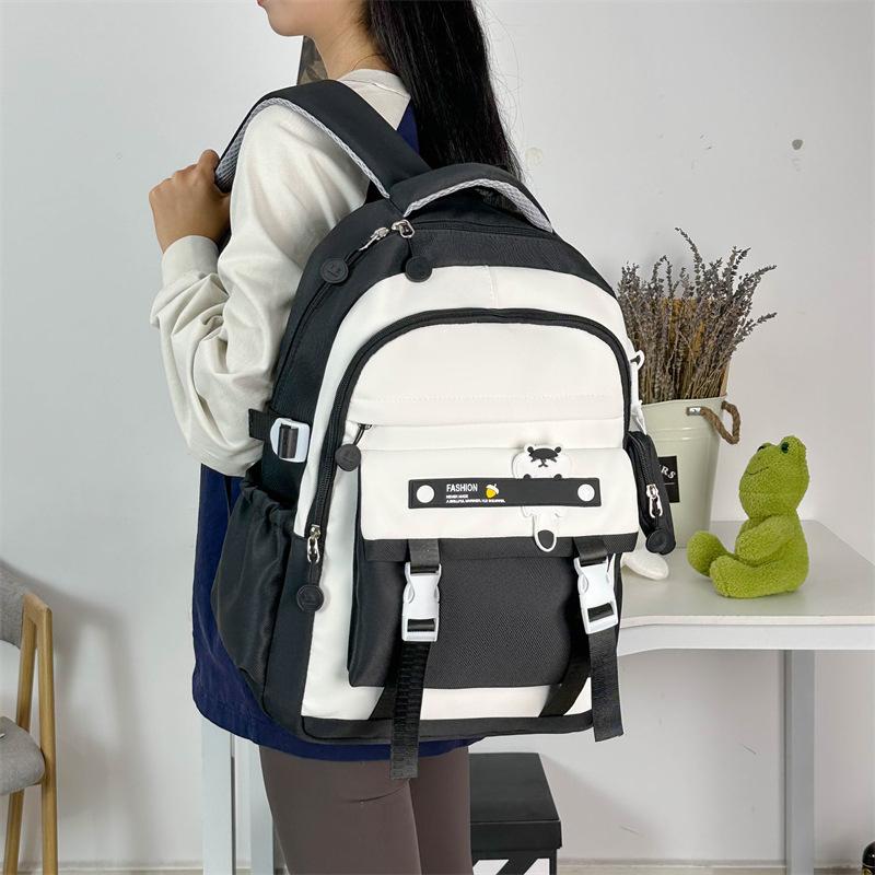 Korean version schoolbag ins niche large-capacity backpack sixth grade girls high value primary school students junior high school students backpack