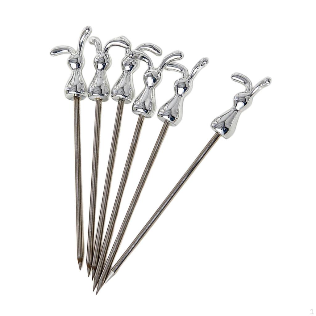 Vorspeisengabeln, Kleine Obstgabeln aus Edelstahl für Früchte, Käse, Vorspeisen