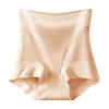 Lady Spring and Autumn Chinese Style Relief Belly Lift Hip Antibacterial Crotch Thin High Waist No Trace Safety Underwear
