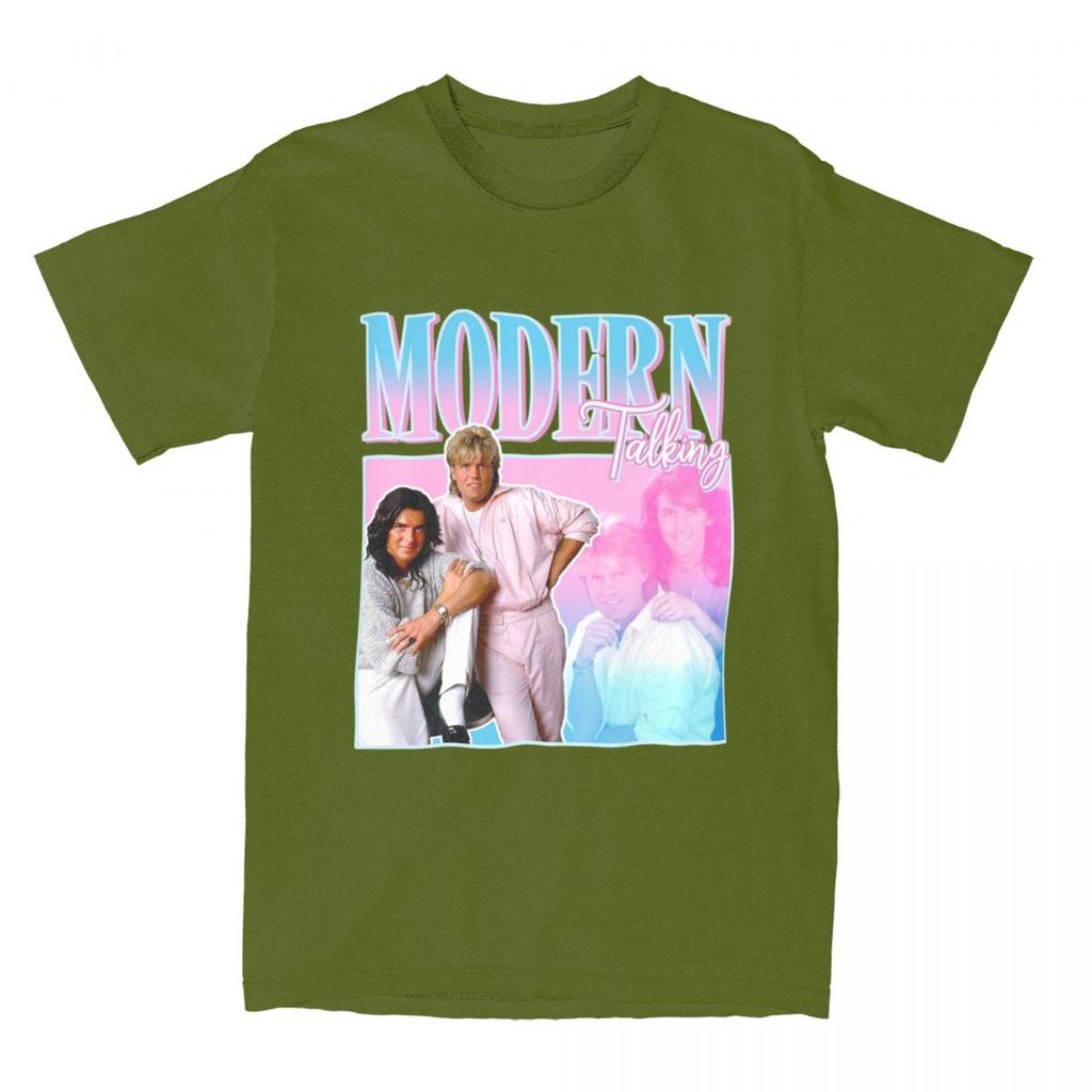 Novelty Modern Talking TShirts Unisex Womens Cotton Tee Shirt Printed Clothing