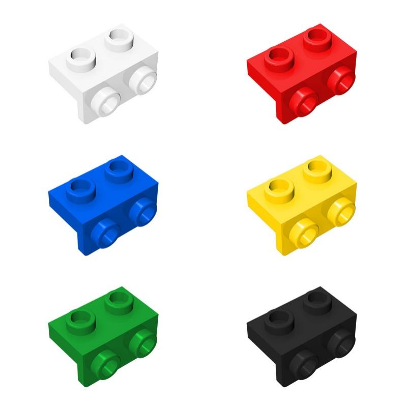 Non-Toxic 50G/97Pcs 99781 Bracket 1X2 - 1X2 Block Moc Color Accessories Compatible With Brick Diy Children'S Toy Assembly Parts