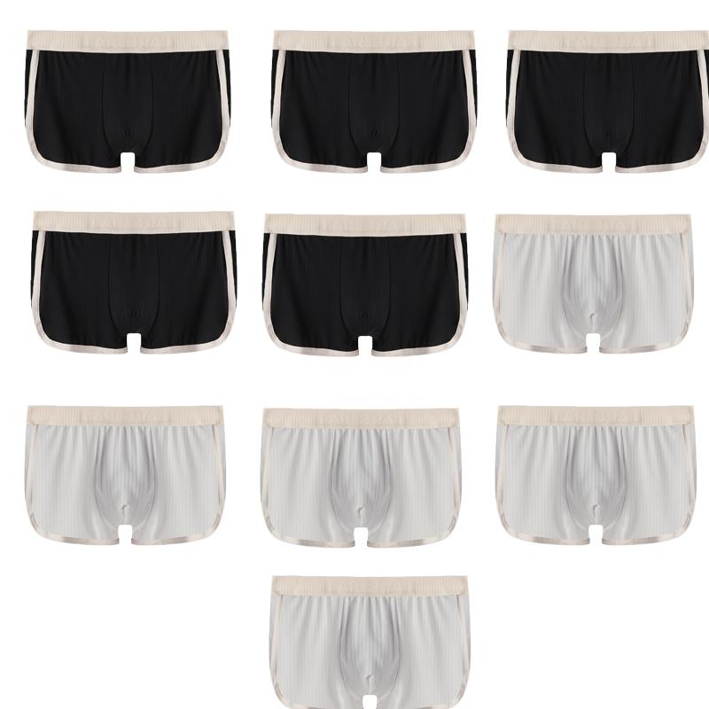 

10 шт. Мужские хлопковые трусы Интимное нижнее белье Homme Боксеры Термошорты Сексуальное нижнее белье Трусы XL разноцветный