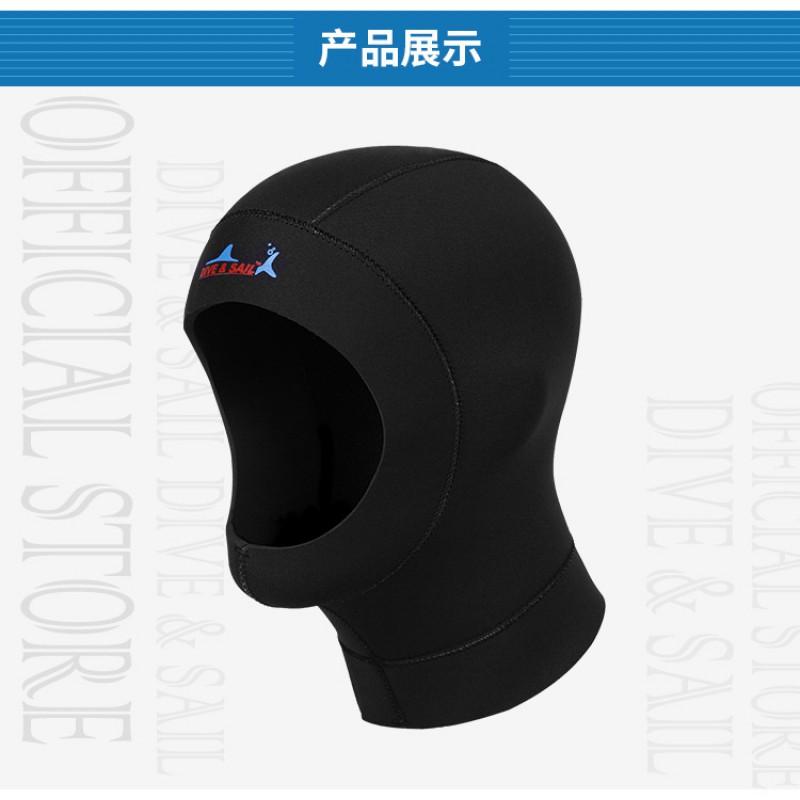 Unisex 3mm Neoprene Snorkeling Hood Diving Surfing Swimming Warmth UV Protection