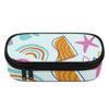 Pencil Bag Easy Open Zipper High Capacity 300D Polyester with Mesh Pocket Removable Divider and Pen Slots for Classroom Use