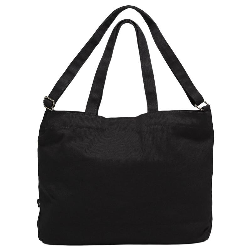 Vans Cotton Tote Bag, Shopping Bag, Shoulder Bag, Crossbody Bag, Handbag Regular Unisex Black Vans VN000HE9BLK
