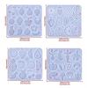 Silicone Earring Molds Resin Drop Jewelry Moulds Fruit/Vegetable Series Jewelry Making Molds for Kids and Teens Crafting