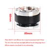 Universal Steering Wheel Snap Off Quick Release Hub Adapter Boss kit 8 colors available