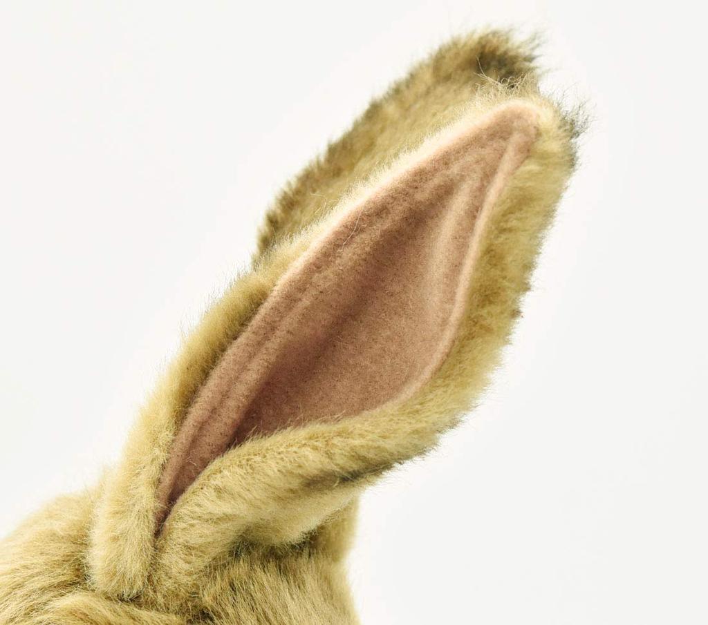 HANSA Jackrabbit Plush Toy, 22x13x30cm, Acrylic, No. 5911