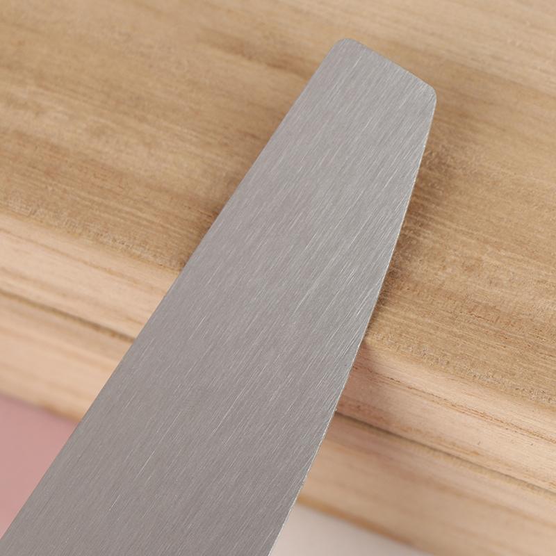 Halbmondform Edelstahlbasis Professionelle Nagelfeile Permanente Metallspäne für Einwegpads