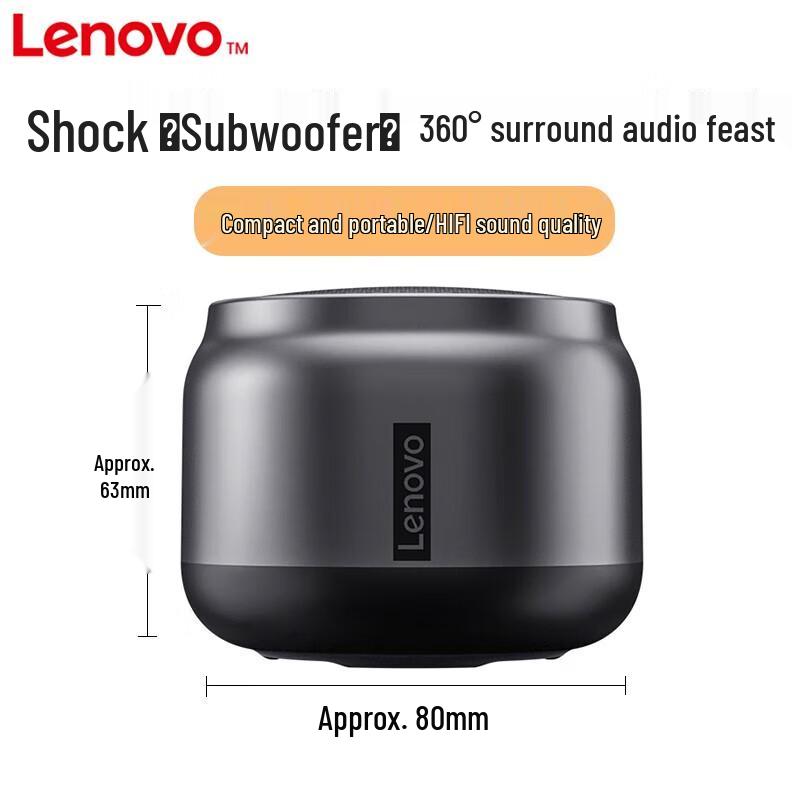 

Lenovo K3 Mini Portable Bluetooth Speaker