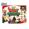 Soft Silicone Figurine Christmas Squeeze Advent Calendar 2026, 24 Days Mini Dumpling Creative Box Figures Countdown Calendar, Stress Relief
