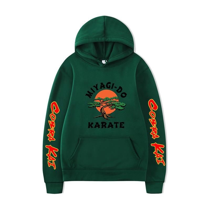 Karate Kid Val Armorr Cobra Print Men's Hoodie Brand Hoody Y2K Clothes Vintage Fashion Unisex Long Sleeve Pullovers