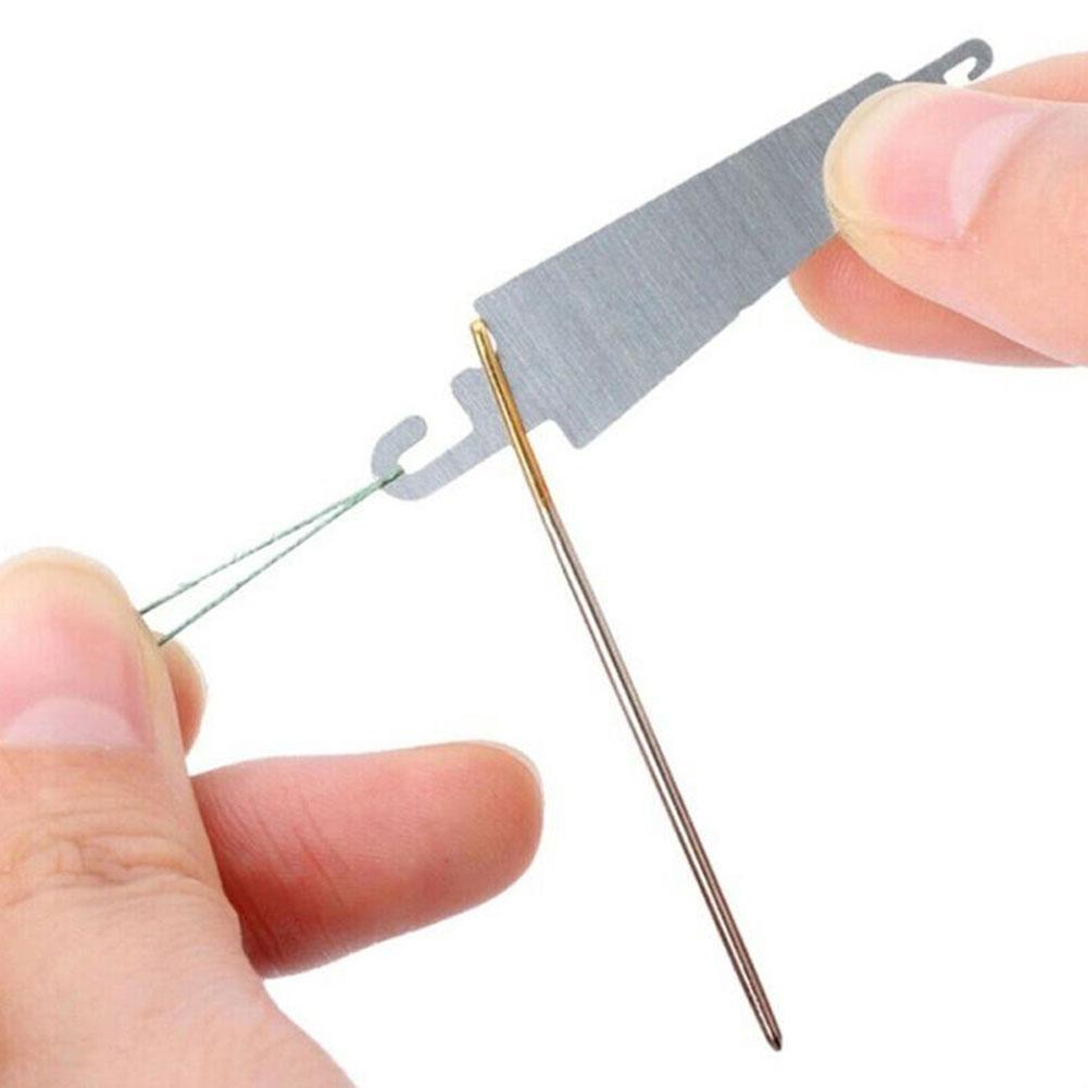 Stainless Steel Needle Threaders Inserter Embroidery Needle Threader Threading DIY Needlework Cross Stitching Sewing DIY Tools