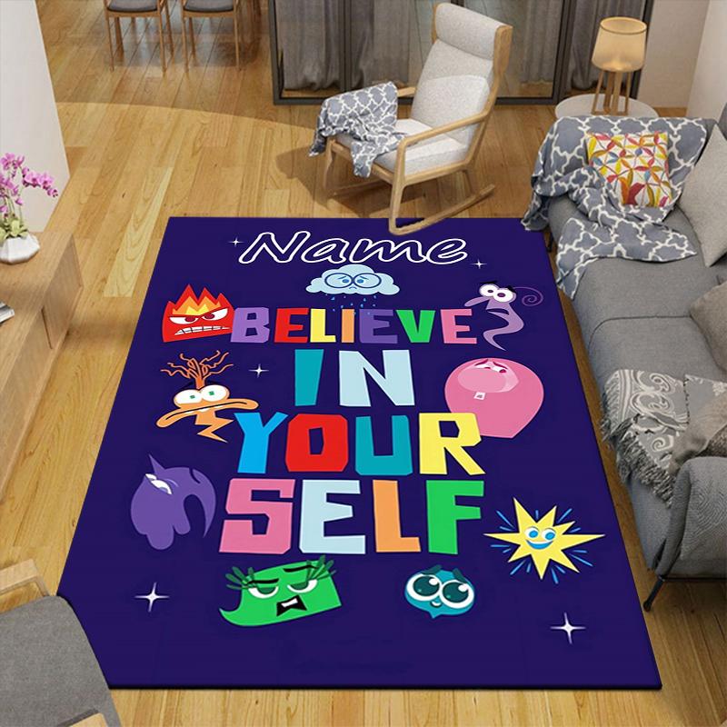 Custom 1Pc Emotions Inside Out Journey Rug Office Carpet Indoor Outdoor Entrance Doormat Nonslip Soft And Comfortable Living Room D91683