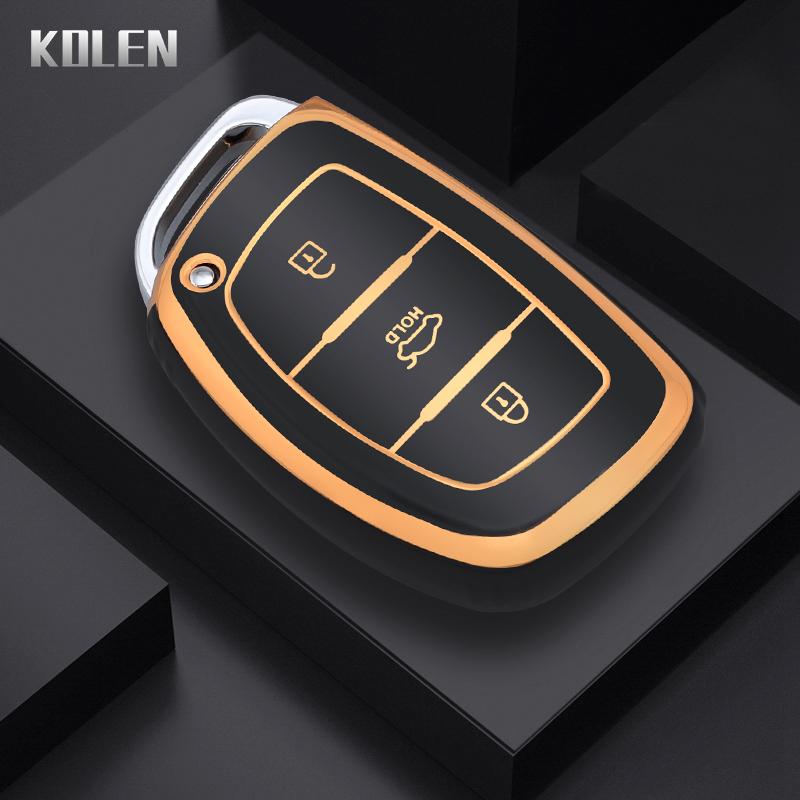 Tpu Car Remote Key Case Cover Shell Fob For Hyundai Tucson Santa Fe Rena Sonata Elantra Creta Ix35 Ix45 I10 I30 I40 Accessories