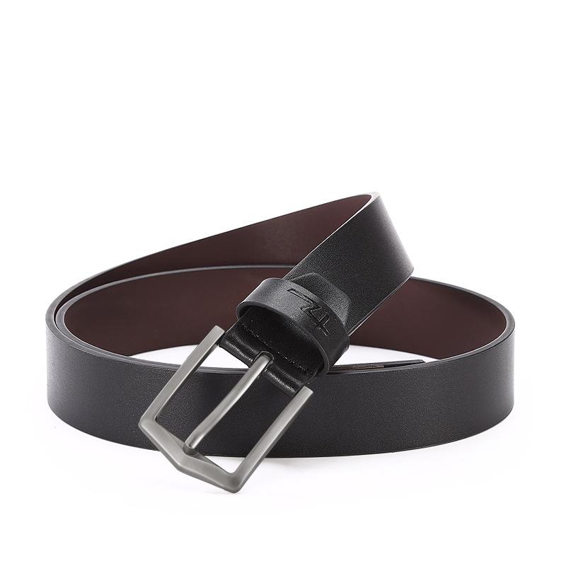 4.0 Pin Buckle Men'S Perforated Belt Tpu Rubber Casual Men'S Belt
