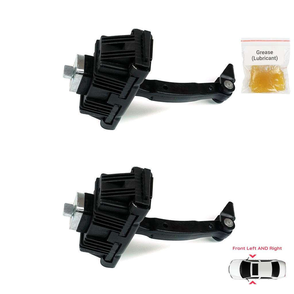 EDP1079-1 2 Pieces Front Left AND Right Door Catch Hinge Brake Stop Check Strap Limiter for BMW X5 E53 1999-2006 51218402502