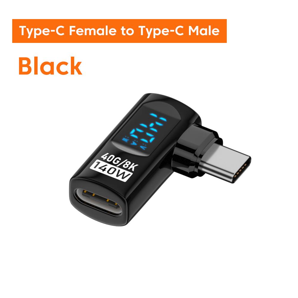 Elough Digital Display Adapter USB C Male to Lightning Type C Female OTG Fast Charging Data Transfer Converter For iPhone 15 PC 3