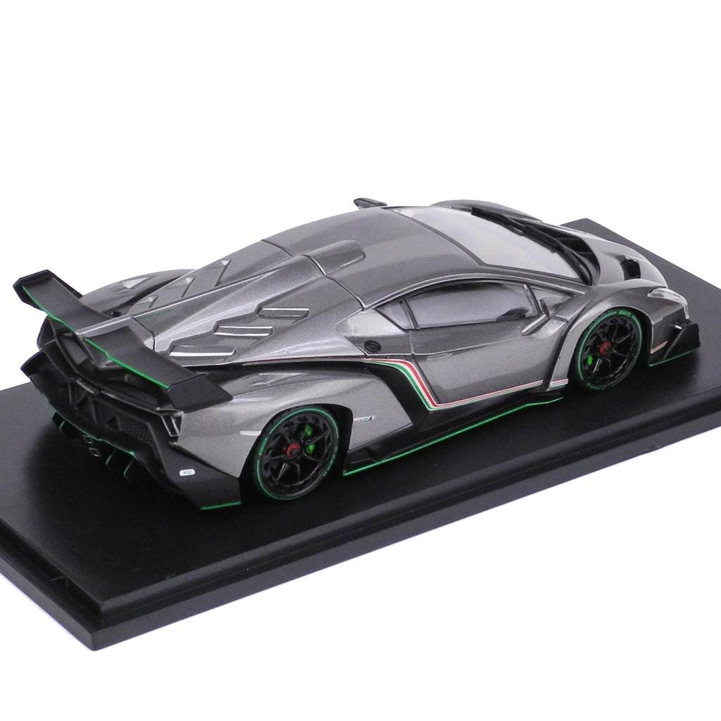 Kyosho Original Lamborghini Veneno Line Finished Product 1/43 Gray/Green