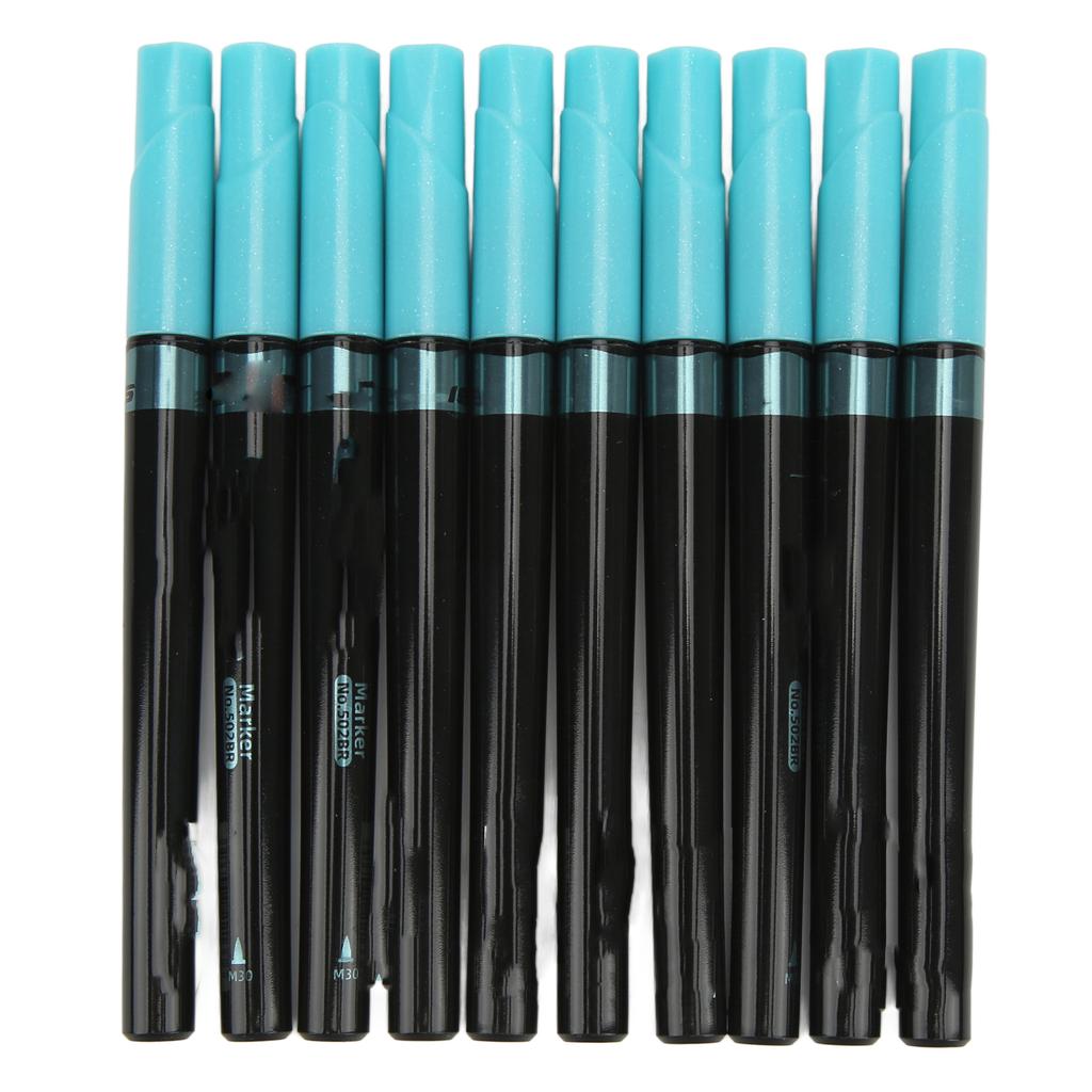 10 Pcs Paint Markers Non Toxic Odorless Metal Paint Water Based Marker Hand Painted DIY Graffiti Pen for Student Gift