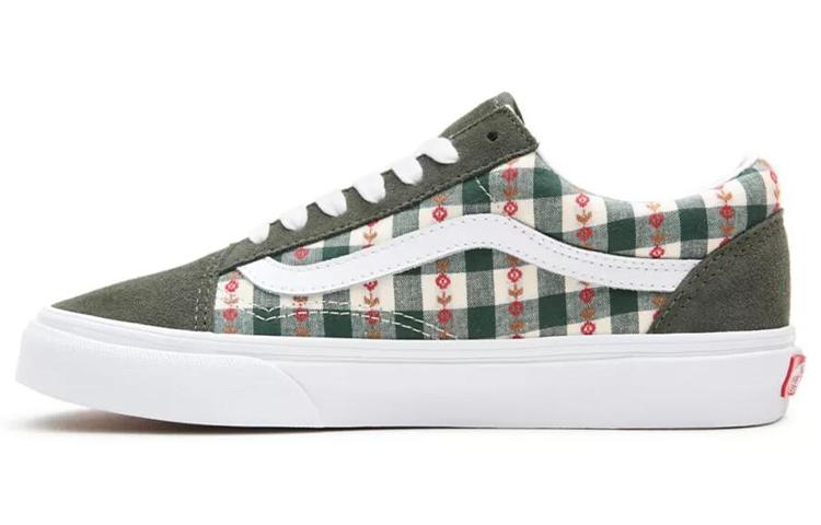Vans Old Skool Бело-зеленая клетка VN0A3WKT4RU 36