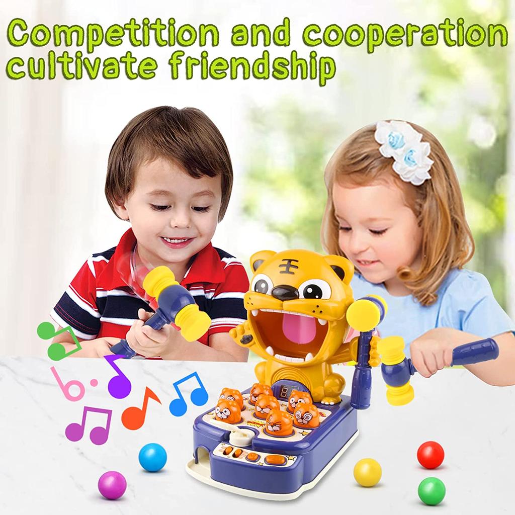 Jeu De Martèlement Whack-a-Mole Pour Bébé 1-3 Ans - Éducatif, Musical, Développement Cognitif - 3