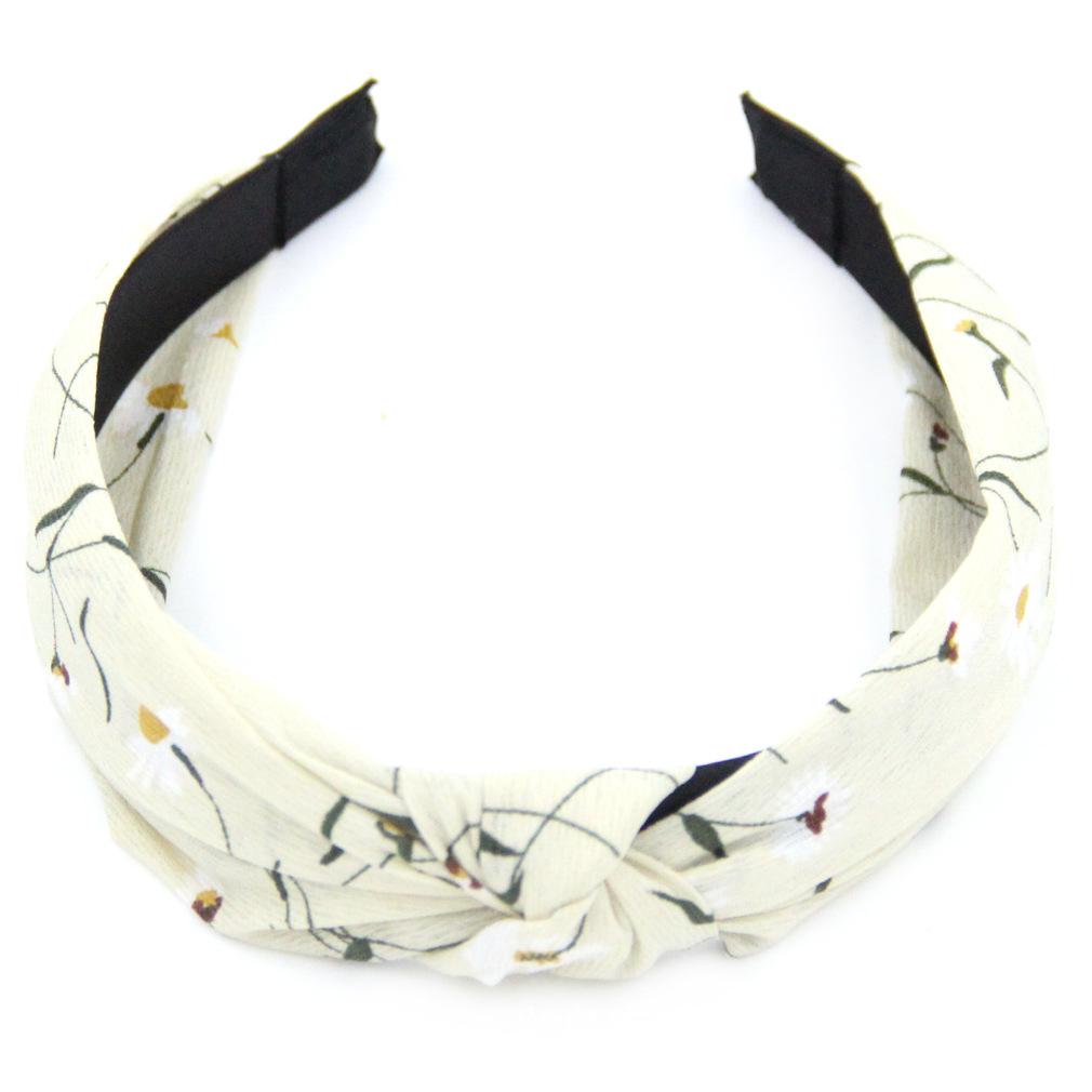 Women's Fashion Cross Knot Printed Headband Hair Accessory