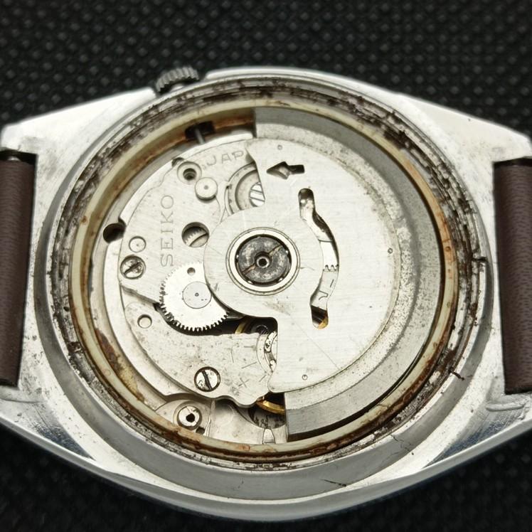 USED VINTAGE SEIKO AUTOMATIC 7009A JAPAN MENS D/D BROWN WATCH 621e-a415941-2 SKU621e-a415941