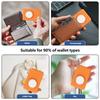 Wallet Case Holder Protective Case Thin Card Size Holder Locator Sleeve Card Case for Purse Handbag Wallet