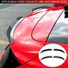 2 Stück Auto Heckspoiler Verlängerungslippe Flossen Heckflügel Carbon Fiber Auto Dachspoiler Für Ford Focus ST Line Fließheck 2019-2024