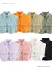 Women's Sleeveless Cardigan: Plain Color, Large Pockets, Polo Collar, Denim Top, High-Quality Feel