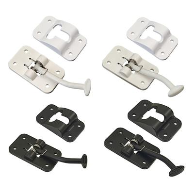 Motorhome Cabin Door Latches Hook Door Stoppers Nylon Anti Wind Lock Travel Trailer Door Retainer Hook for Safe Travel