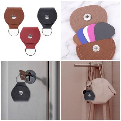 Praktischer Plektrumhalter Plektrumetui Weicher Plektrumorganisator Tragbarer Plektrumbehälter PU-Textur